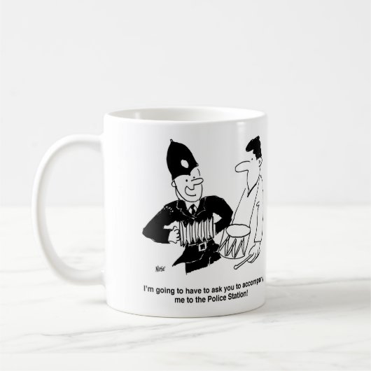 Mug Policier musical (Gauche)