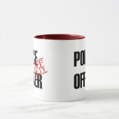 Mug Policier QUI N'EST PAS DE SERVICE (Centre)