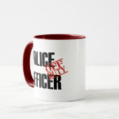 Mug Policier QUI N'EST PAS DE SERVICE (Devant gauche)