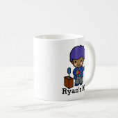 Mug Politicienne mignonne/Conférencier avec cheveux bl (Devant droit)