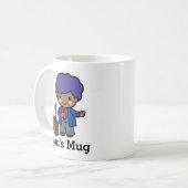 Mug Politicienne mignonne/Conférencier avec cheveux bl (Devant gauche)