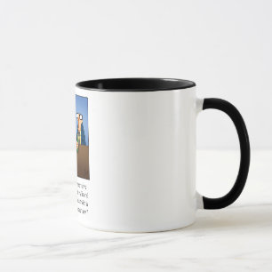 Mug Politique amusante et de boire un cadeau de dessin