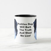 Mug Politique Frontière Collie Va Écraser La Vérité (Centre)