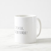 Mug Politique Peuple Apéro Citation Drôle Français (Devant droit)