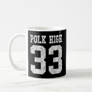 Mug Polk High School Football Jersey 33 Age Look