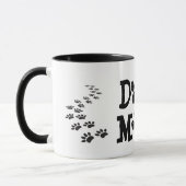 Mug Polka Dot DOG MOM Pawprints (Gauche)