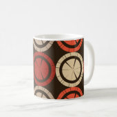 Mug Polka dots seamless pattern. Mosaic of ethnic figu (Devant droit)