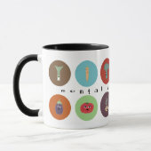 Mug polka mentale de légumes (Gauche)
