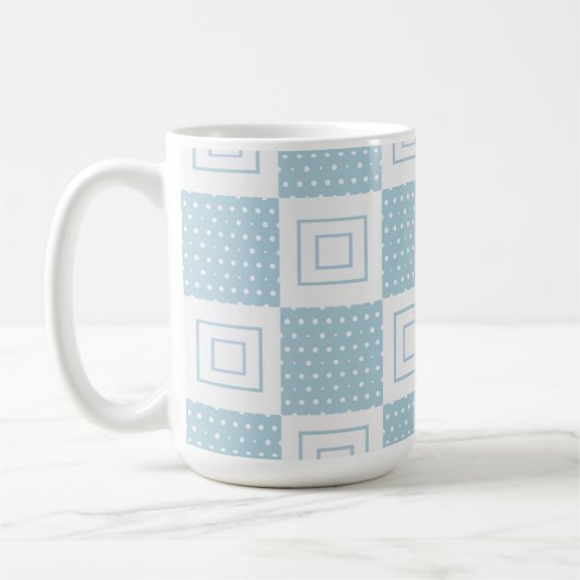 Mug Polka Pattern, 15oz (Gauche)