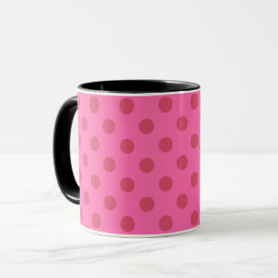 Mug Polka point rose