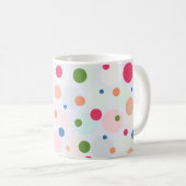 Mug Polkadot coloré exotique (Devant droit)