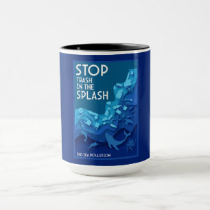 Mug Pollution de la mer