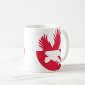 Mug Pologne Aigle à queue blanche Animal national polo (Devant droit)