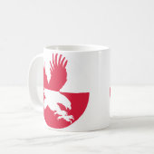 Mug Pologne Aigle à queue blanche Animal national polo (Devant gauche)