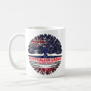 Mug Pologne Australie Australie Australie drapeau des