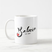 Mug Pologne Babcia Année de fondation - Grand-mère (Gauche)