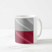 Mug Pologne - Drapeau polonais - (Devant droit)