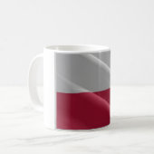 Mug Pologne - Drapeau polonais - (Devant gauche)