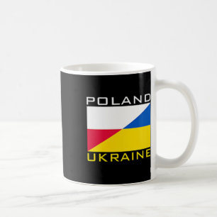 Mug Pologne Ukraine Drapeau Soutien Amitié Voisin