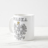 Mug Polska avec aigle polonais (Devant gauche)