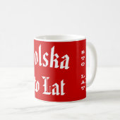 Mug Polska Sto Lat (Devant droit)