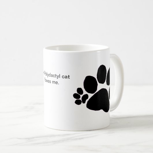 Mug - Polydactyl Chat Love (Devant droit)