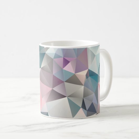 Mug polygonaux, triangles (Devant droit)