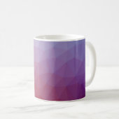 Mug polygone abstrait. Illustration abstraite moderne (Devant droit)
