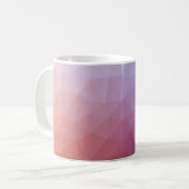 Mug polygone abstrait. Illustration abstraite moderne (Devant gauche)