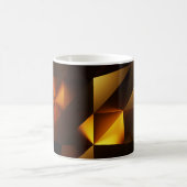 Mug Polygone or : rendu Abstrait 3D (Centre)