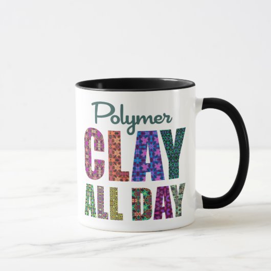 Mug Polymer Clay All Day (Droite)