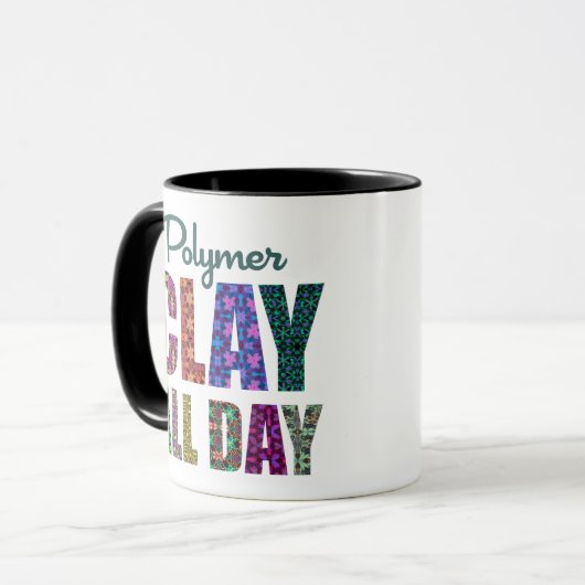 Mug Polymer Clay All Day (Devant gauche)