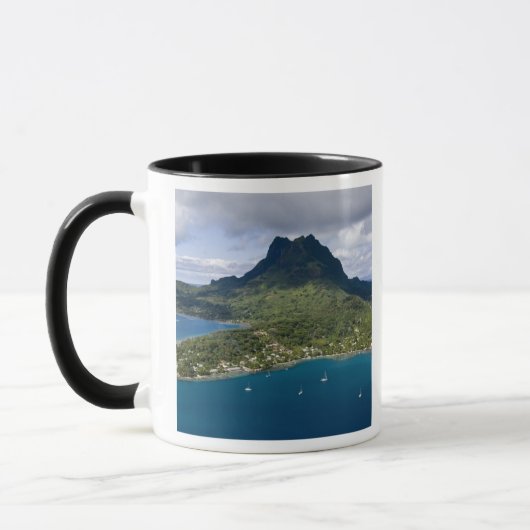 Mug Polynésie française, Bora Bora. Vue aérienne de (Gauche)