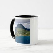 Mug Polynésie française, Bora Bora. Vue aérienne de (Devant gauche)