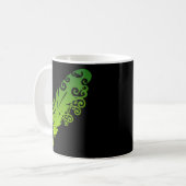 Mug Polynésie Maori Feather Tribal Tattoo Nouvelle-Zél (Devant gauche)