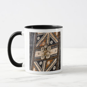 Mug Polynésie, Royaume des Tonga. Détail de tapa
