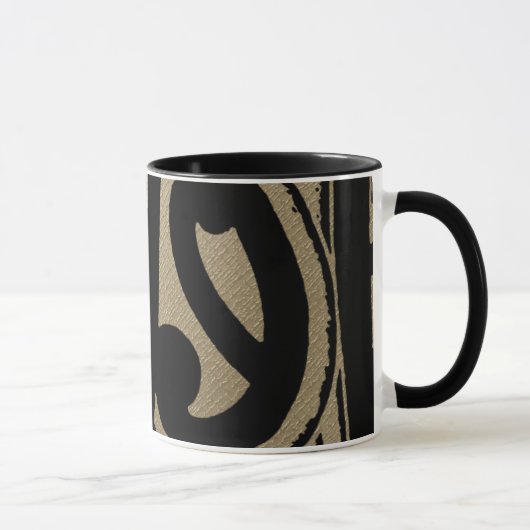 Mug Polynésien Abstrait (Droite)