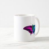 Mug Polysexual Pride Flag Swallowtail Butterfly (Devant droit)