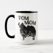Mug Pom Mom Pomeranian Dog-Lover (Gauche)