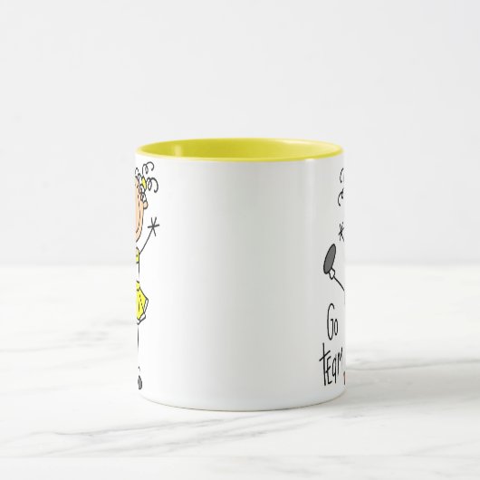 Mug Pom-pom girl jaune (Centre)