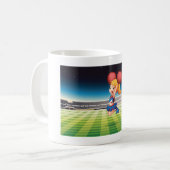 Mug Pom-pom girl sur le terrain de sport (Devant gauche)