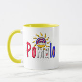 Mug Pomalo - Détente croate avec soleil et arc-en-ciel (Gauche)