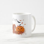 Mug Pomeranian Halloween (Devant droit)
