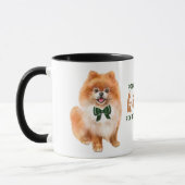 Mug Pomeranian Kisses Tout réparer (Gauche)