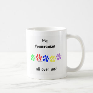 Mug Pomeranian marche partout je