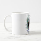 Mug Poméranie dans un jardin fleuri (Gauche)