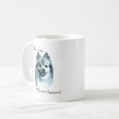 Mug Poméranie Froid Nez Chaud Coeur (Devant gauche)