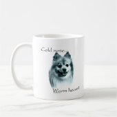 Mug Poméranie Froid Nez Chaud Coeur (Gauche)