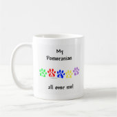 Mug Poméranie Marche Sur Moi (Gauche)