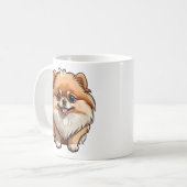 Mug Poméranien (Devant gauche)